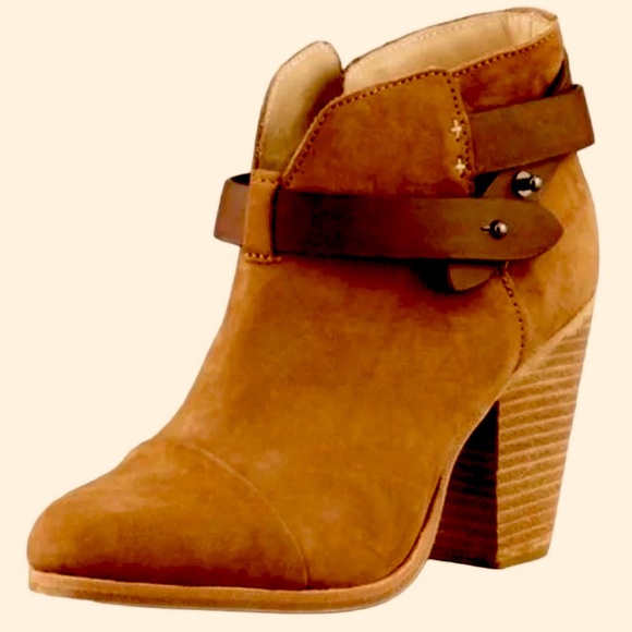 rag & bone Shoes - Rag & Bone Boots HARROW Ankle Boots Size 7 
Cognac Luxe Suede Boho Edgy